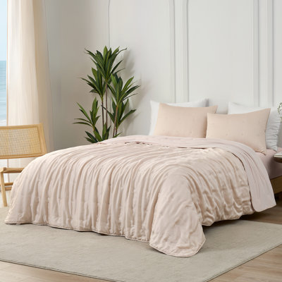 Tencel Dual-Sided Cooling Comforter – Soft, Breathable, Lightweight, All-Season Comforter for Hot Sleepers, Machine Washable