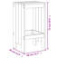 Niamora 17 Stories Bar Set with Wood Frame and Solid Wood Outer Material-532859834
