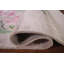 Tapis en laine et soie à motif floral moderne 7 x 10