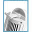 Ventilateur tour miniature de 40 cm (16 pouces), blanc, double fonction (sur pied et mural), oscillant, avec commandes tactiles et télécommande, 3 vitesses, minuterie 9 heures, moteur en cuivre, 110 V, 25 W, idéal pour la chambre à coucher.