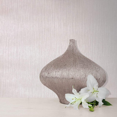 Erionne 10.05m x 53cm Textured Glitter Wallpaper Roll