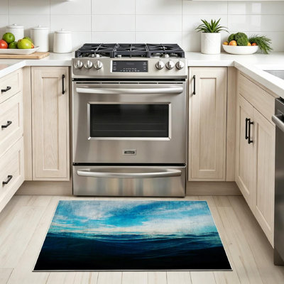 Tapis pour plage d'été transparent lavable à la machine