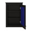 Armoire à pharmacie murale 20 po, armoire de rangement pour salle de bain avec porte miroir et tablette cachée réglable-456848064