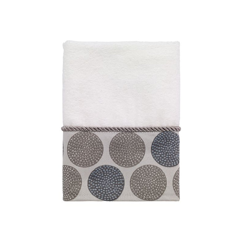 Carin 100% Cotton Midweight Hand Towel, White