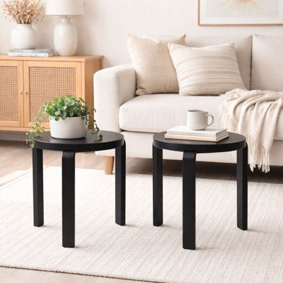 Arnetha Counter Stool with Solid Wood Frame