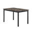 Ensemble de salle à manger en métal 5 pièces avec plateau en faux marbre Furniture - ensemble repas, table et 4 chaises