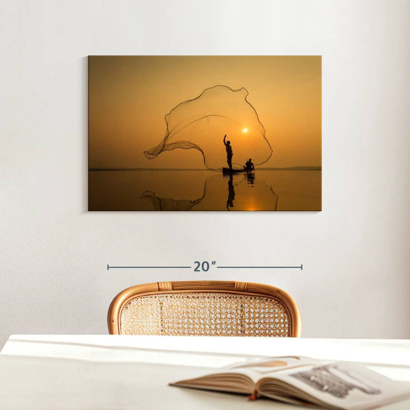 Senne Thai Fishermen, 16" H x 24" W