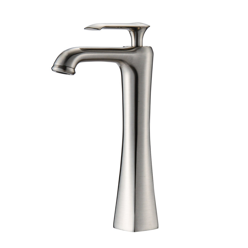 Robinet de salle de bain vasque, Nickel brossé