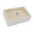 19.63"x13.69" White Ceramic Rectangular Bathroom Sink