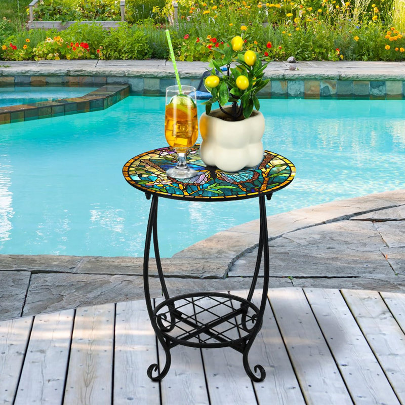 Table d'appoint d'extérieur