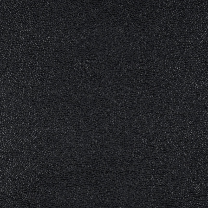 Upton 56'' Modern & Contemporary Top Grain Leather Loveseat with Durable Solid Wood & Plywood Frame, Black Leather Match