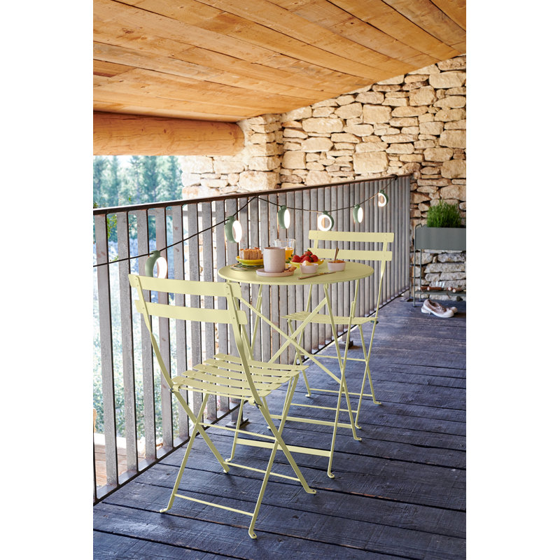 Bistro Outdoor, Frosted Lemon, 32.5" H x 15" W x 16.5" D
