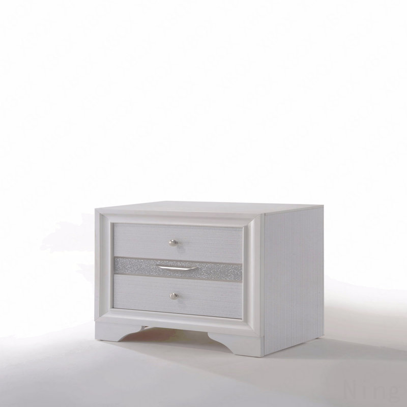 Table de chevet blanche, Blanc