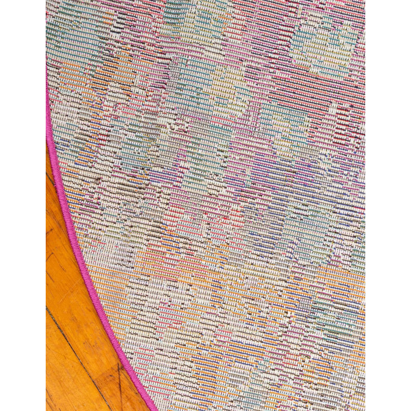 Meadow Abstract Indoor Rug, Oval 7'11"x 10'