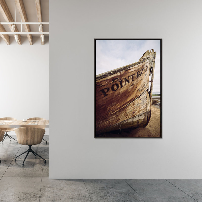 «Point Reyes II» par Adam Mowery - Photographie à cadre flottant sur toile, Image au gel brossé, H 37,75 po x l 25,75 po