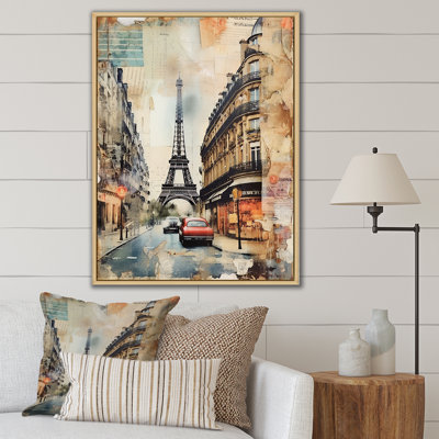 Collage rétro Paris Nostalgia I
