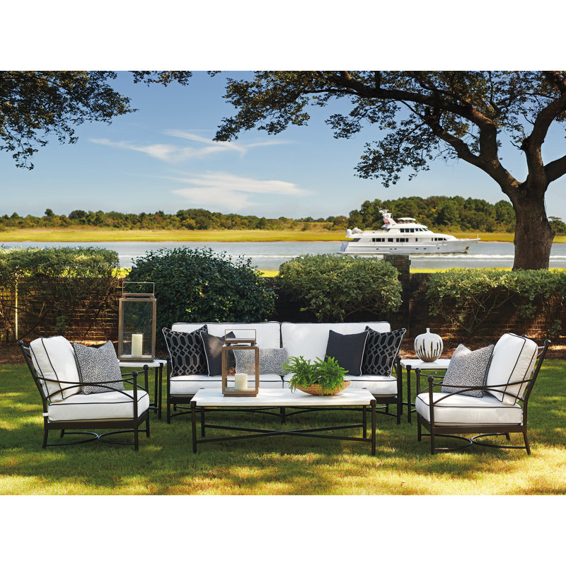 Pavlova Black Transitional Rectangular Cocktail Table