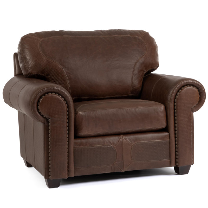 Santa Fe Club Chair, Santa Fe Capri/Serrano Tavern Genuine Leather