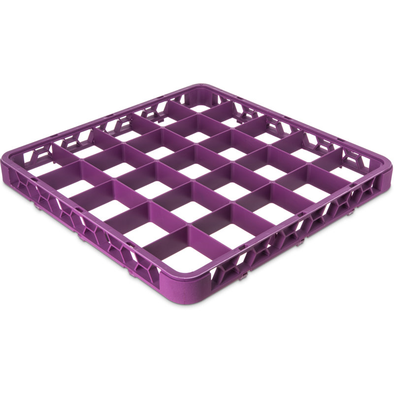 Carlisle Food Service Products 1 Shelf Dish, Glass & Flatware Rack, Lavender, Lavender