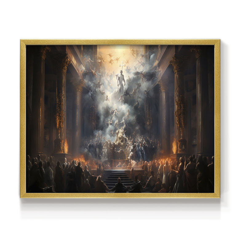 Série religieuse-I - Reproduction encadrée - Restickable, H 16 po x l 20 po