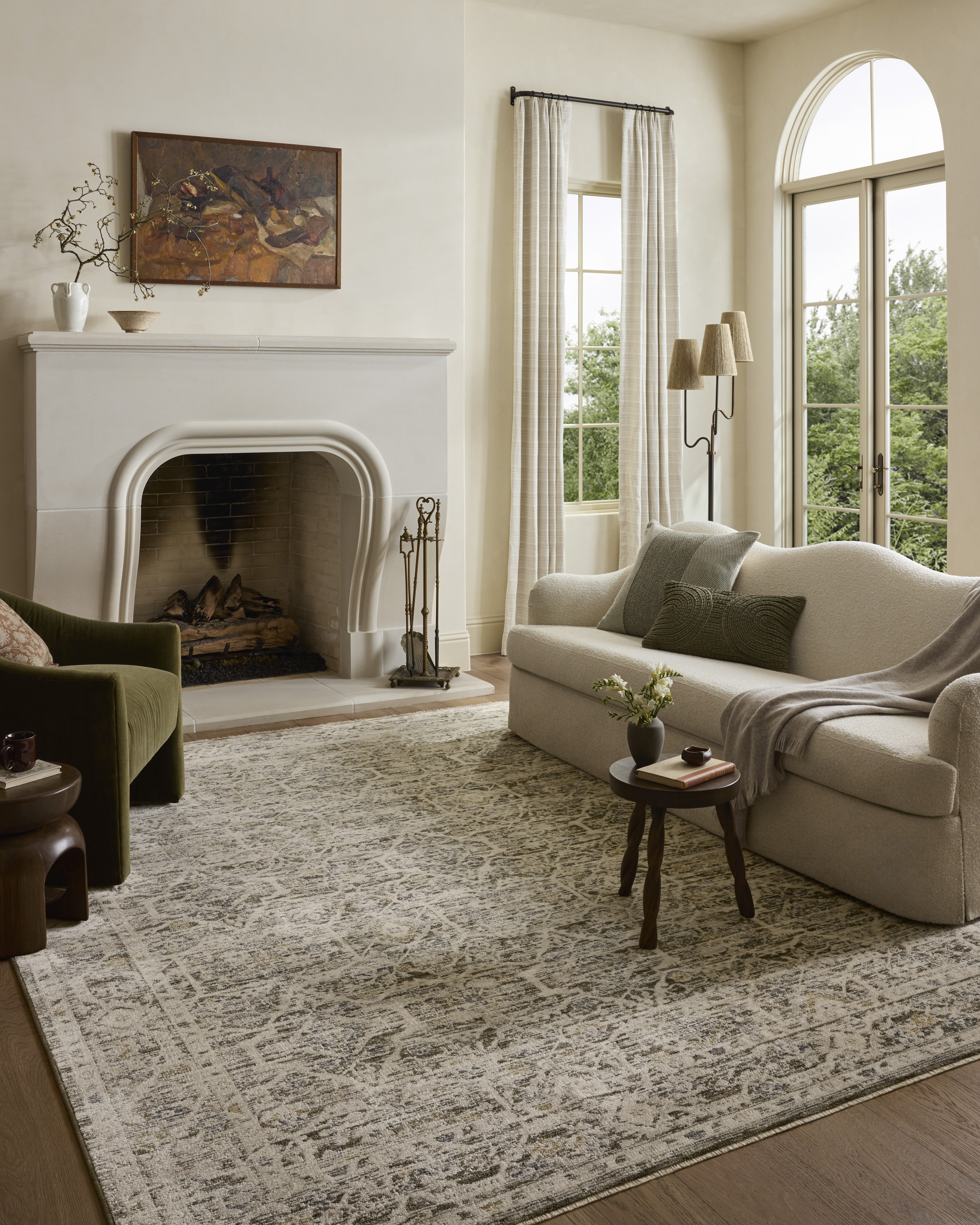 Loloi Rugs Clarisse Olive / Ivory Area Rug & Reviews - Wayfair Canada