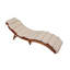 Aanijah 186cm Long Eucalyptus Single Lounger with Cushions