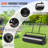 Push Lawn Roller 17 Gal, Steel, Black