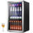 31.5"H X 17.5"W X 19.61"D Beverage Cooler Refrigerator Soda Drink Beer Fridge with Wine Storage-87428926