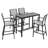 Castanon 4 - Person Patio Dining Set with Rectangular Table