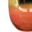 Elegant Round Glass Vase with Glossy Finish for Home Decor - Decorative Tall Flower Vase Accent for Living Room, or Table Styling - 10", Pink & Gold-1853211625