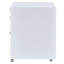 ACME Coleen - Classeur blanc brillant et chrome 92454-1349275648