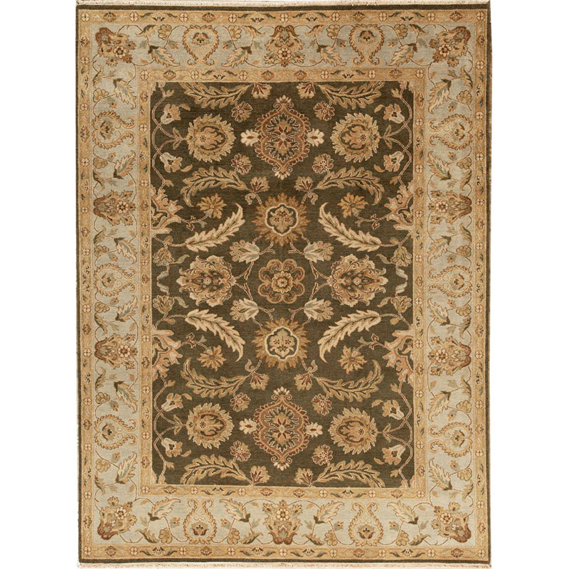 Wool Floral Area Rug