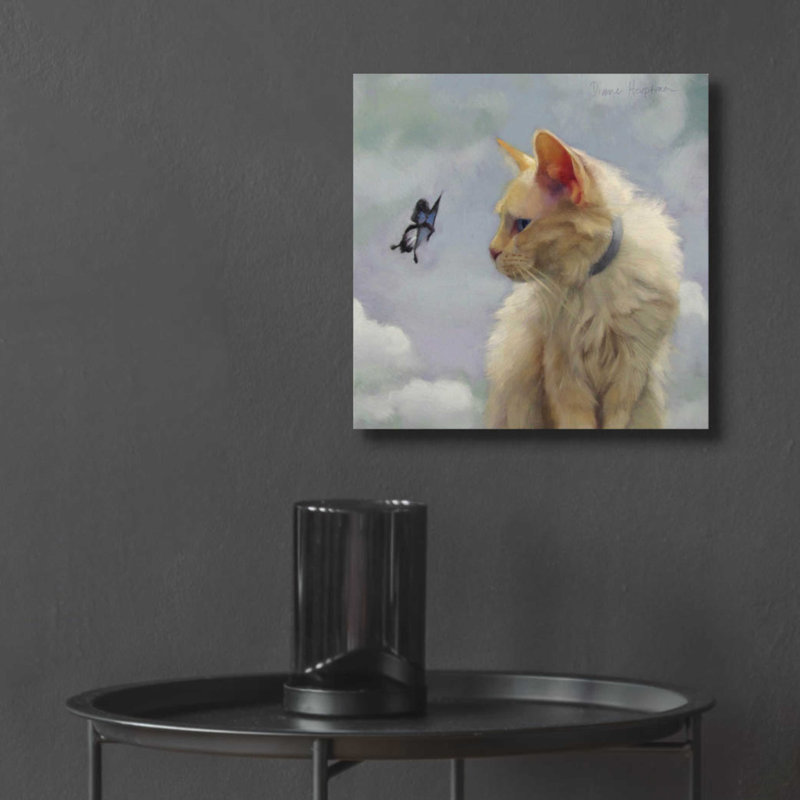 The Greeter - peinture sans cadre, H 12 po x l 12 po x P 0,75 po
