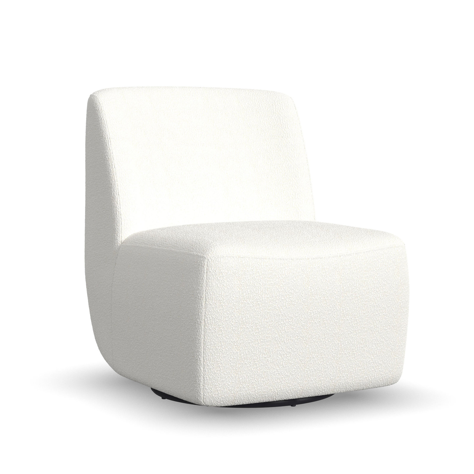 Valencia Boucle Swivel Slipper Chair