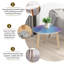 Ensemble de 2 tables basses gigognes Triangle