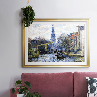 " Canal In Amsterdam, 1874 "