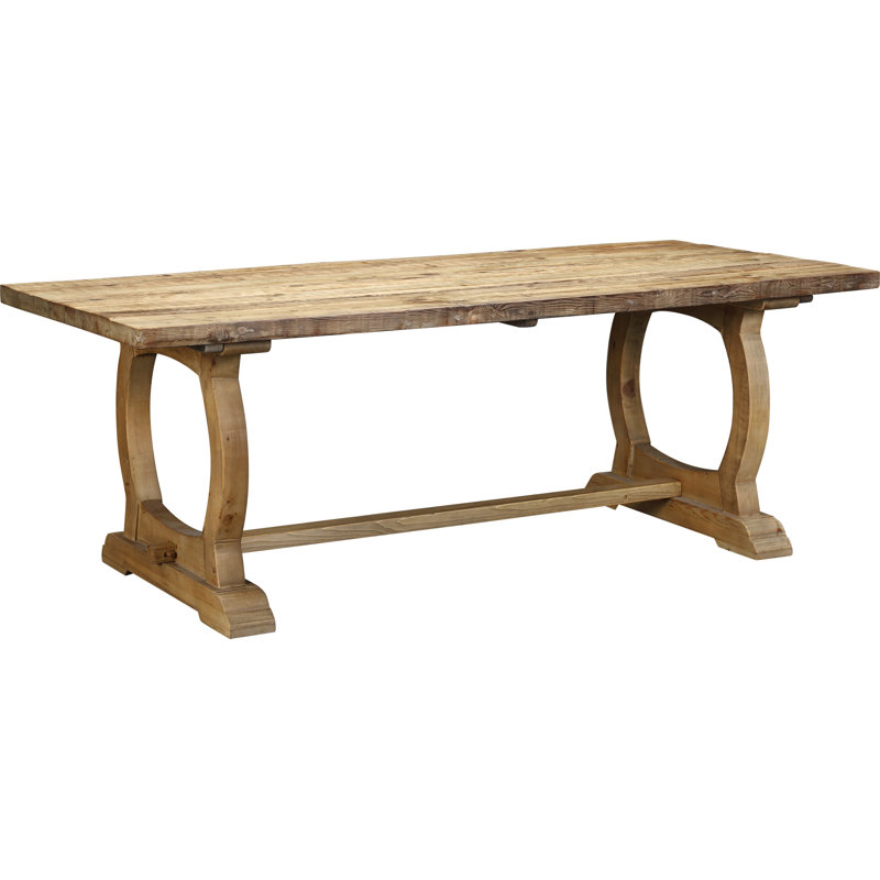 Table de salle à manger Domenic, Naturel