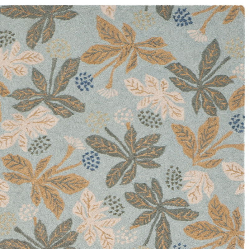 Meadow Martha Stewart Hand Hooked Wool Pile Rug, Rectangle 5'6" x 8'6"