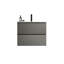 Meuble-lavabo mural 24 po avec lavabo en céramique et un trou de robinet, grand meuble-lavabo flottant avec rangement pour salle de bain moderne, pré-assemblé-1045570671-1045570657