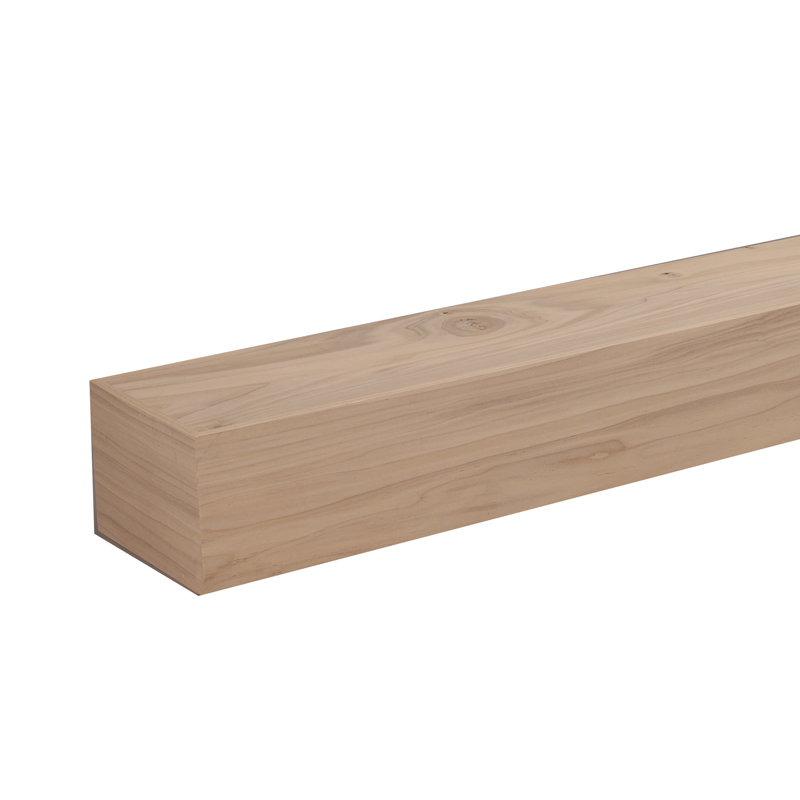 Poplar Floating Shelf, 7.25" H x 60.25" W x 5.25" D