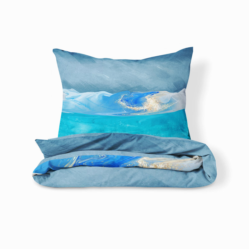 Abstract Duvet Cover, King Duvet Cover + 2 King Shams