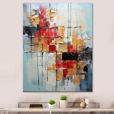 Collage Serenade II - Abstract Collages, reproduction sur toile
