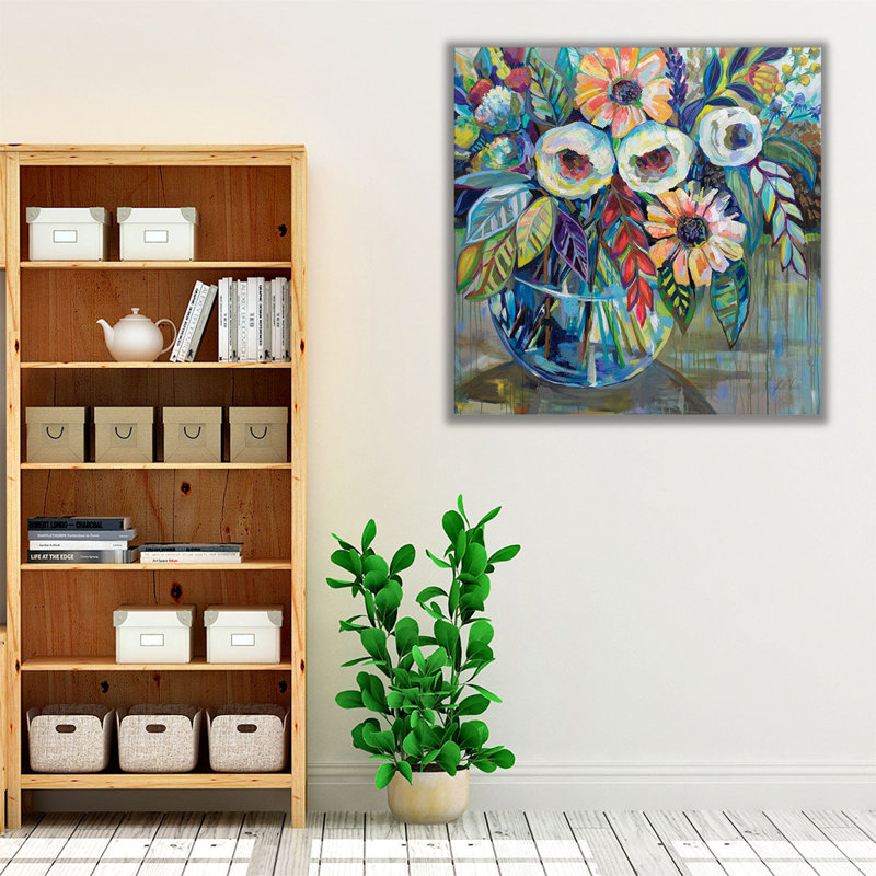 Joy - reproduction d'art sur toile, H 40 po x l 40 po