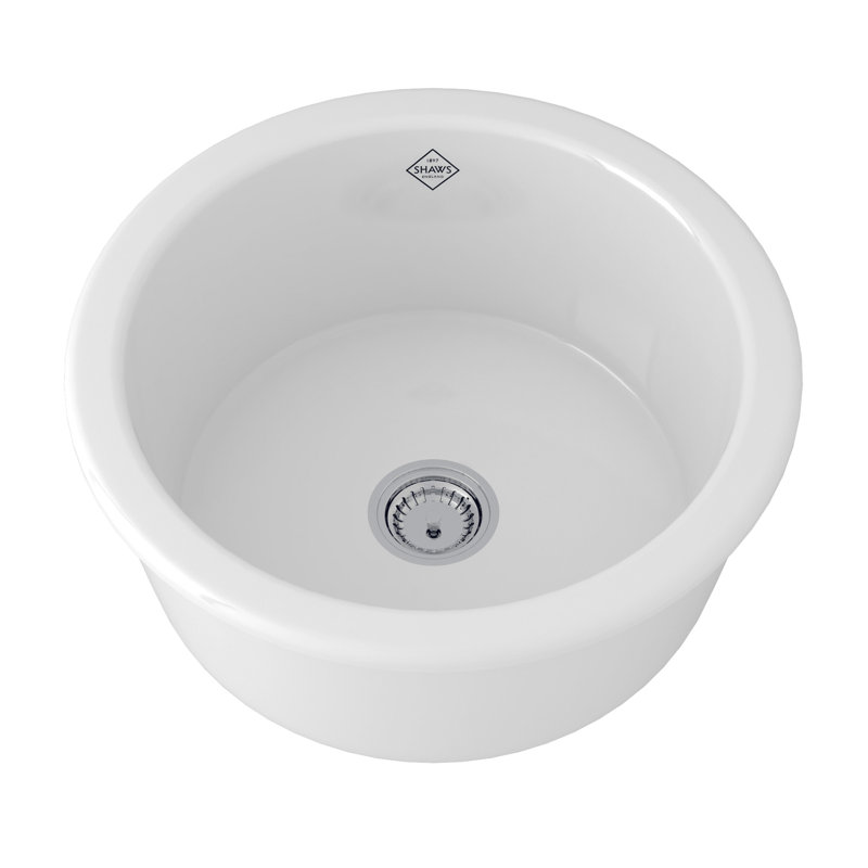 Lancaster™ 18.25" L x 18.25" W Kitchen Sink, White