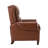 Polestra 32.68'' W Genuine Leather Manual Recliner-75689598