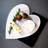 Argon Tableware - Heart Marble Serving Platter - 23 x 27cm