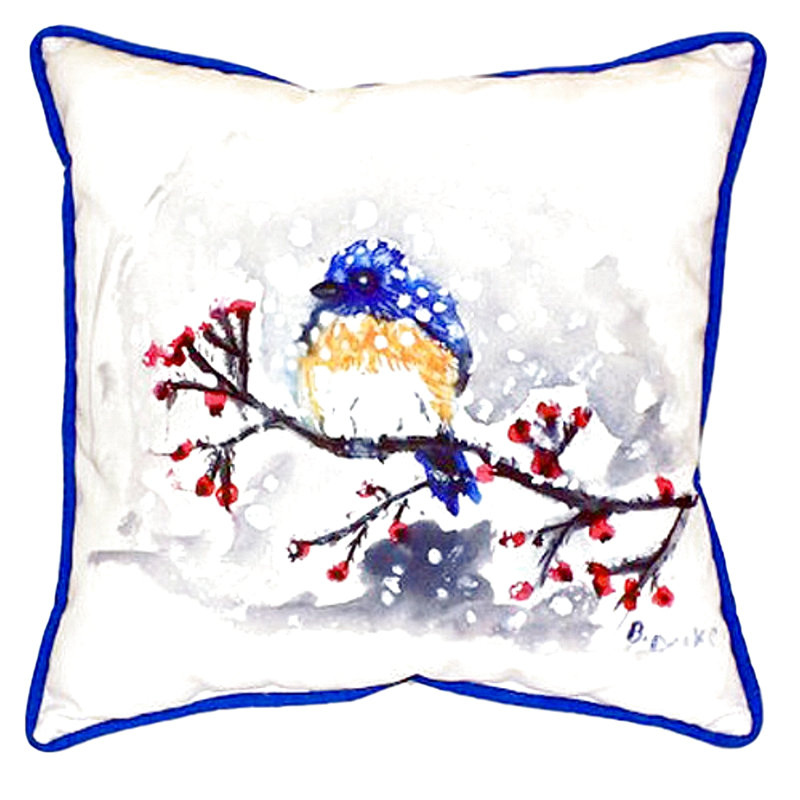Housse et insert de coussin extérieur Bird and Snow, Petit
