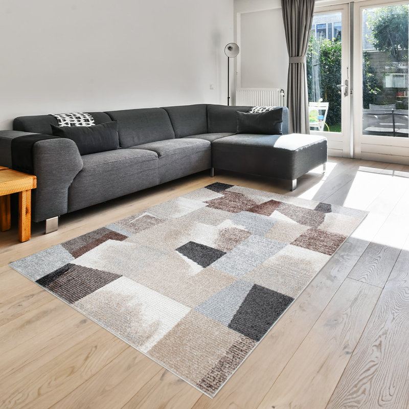 Cambon Patchwork Area Rug, Rectangle 60 x 110cm