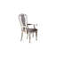 Ensemble de 2 fauteuils de salle à manger rembourrés et rembourrés