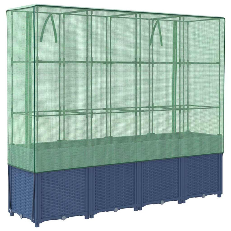 Bauer Raised Garden Bed, Blue Grey